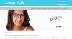 Desktop Screenshot of oceaneyes.com.au